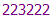 223222