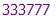 333777