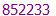 852233